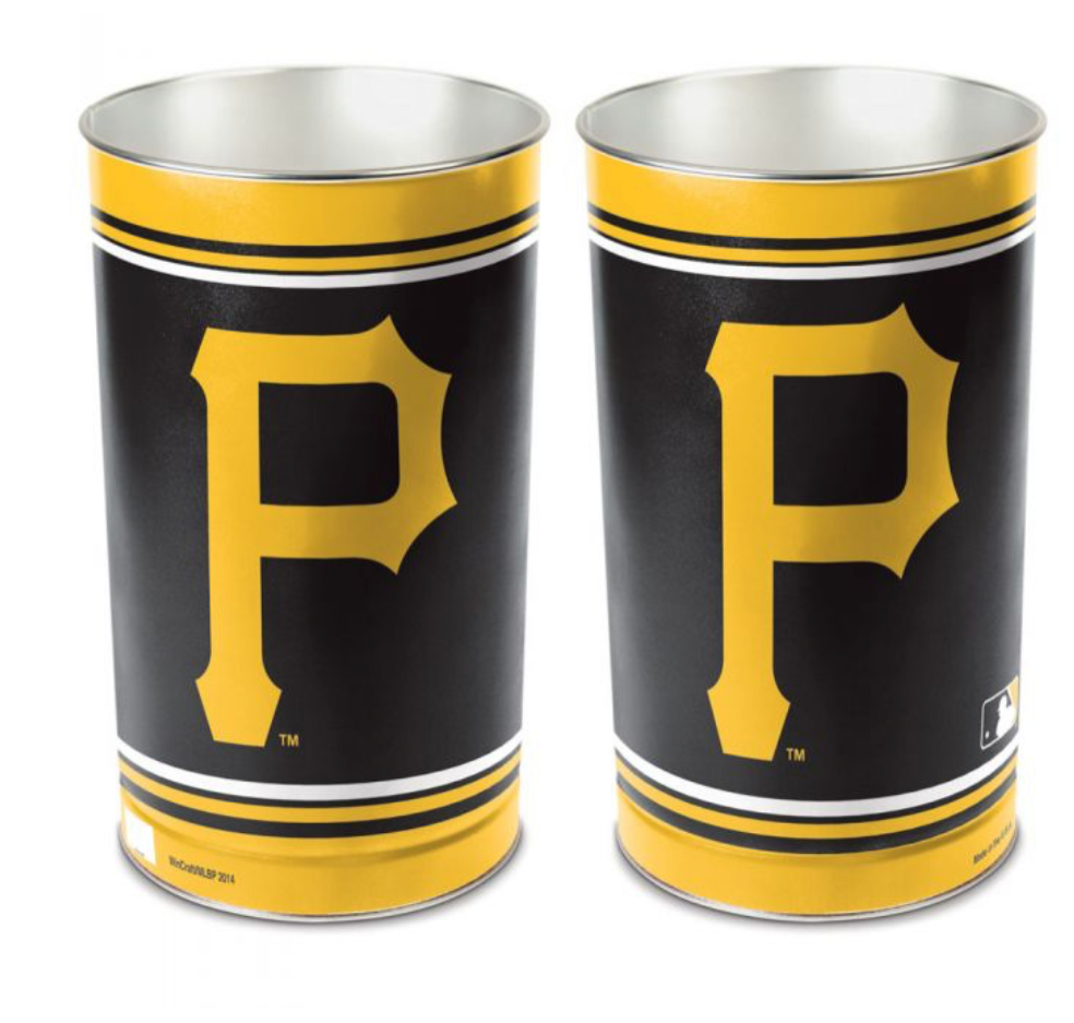 Pittsburgh Pirates waste Basket 15” High AtlanticCoastSports