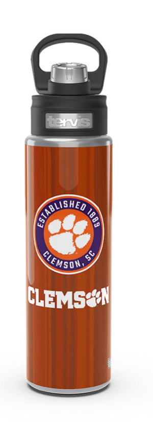 Clemson Tigers Tervis Wide Mouth Bottle 9 size's and colors to choose - AtlanticCoastSports