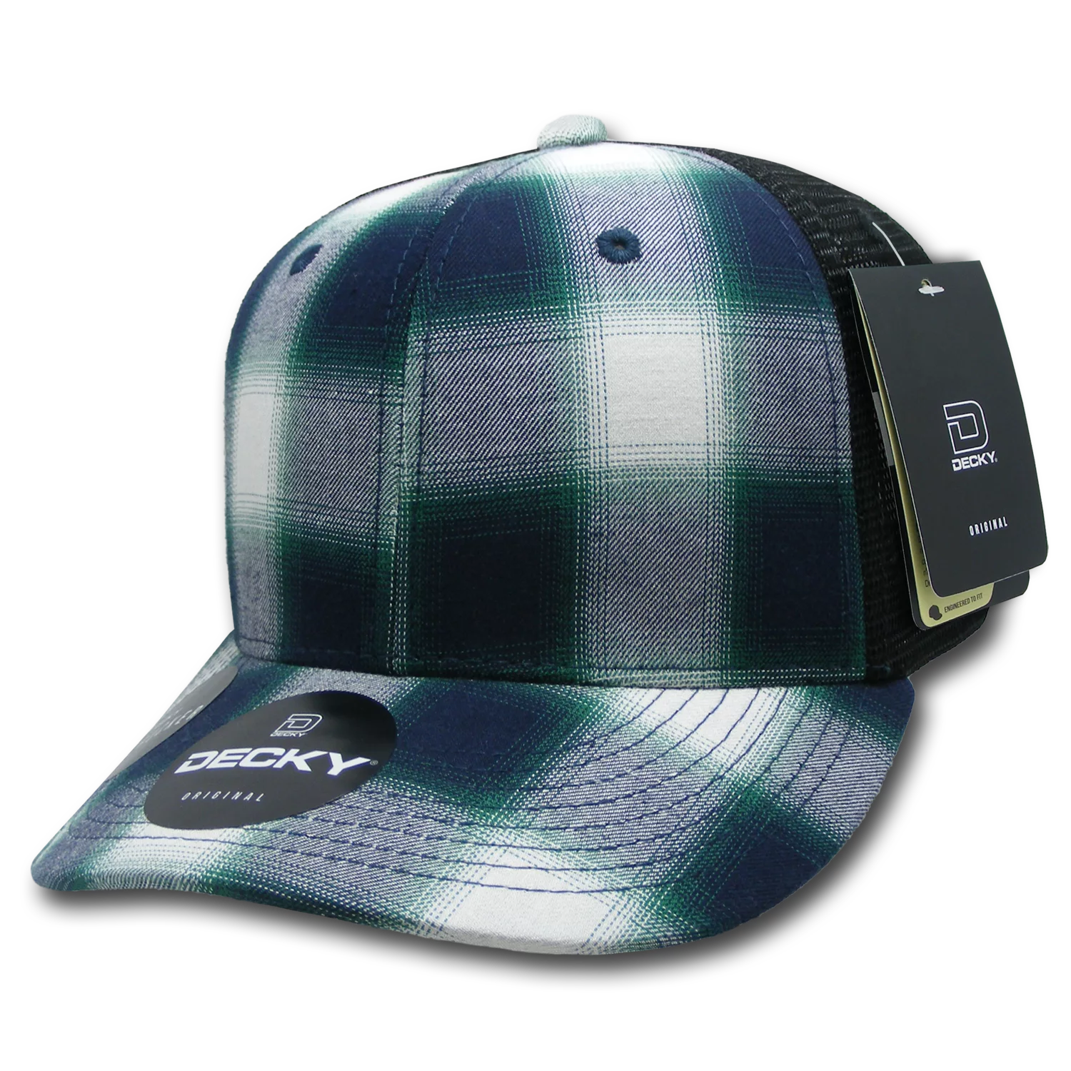 Decky Headwear 6018 in Plaid Patterns (Embroidered with Your Logo)