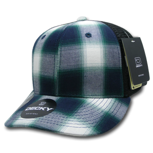 Decky Headwear 6018 in Plaid Patterns (Embroidered with Your Logo)