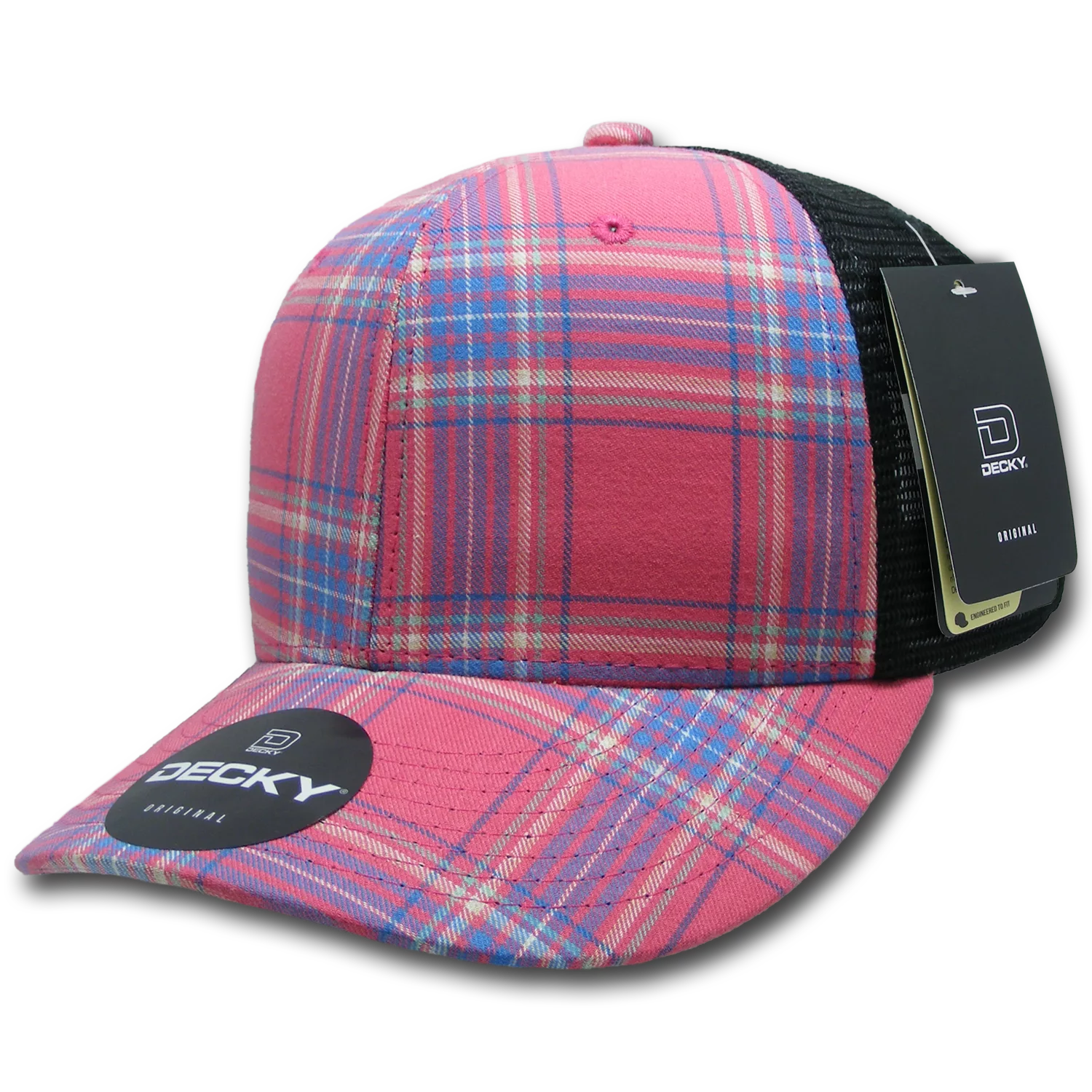 Decky Headwear 6018 in Plaid Patterns (Embroidered with Your Logo)