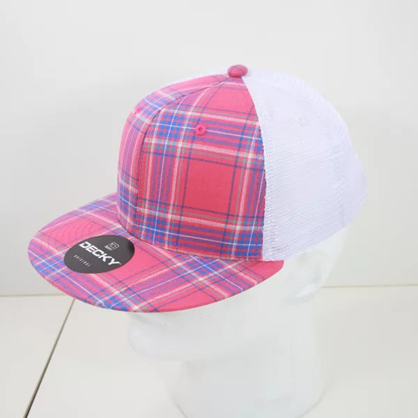 Decky Headwear 6015 in Plaid Patterns, Set 2 (Embroidered with Your Logo)