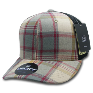 Decky Headwear 6018 in Plaid Patterns (Embroidered with Your Logo)