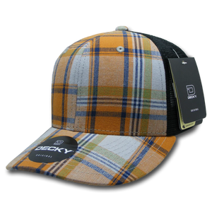 Decky Headwear 6018 in Plaid Patterns (Embroidered with Your Logo)