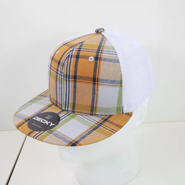Decky Headwear 6015 in Plaid Patterns, Set 2 (Embroidered with Your Logo)
