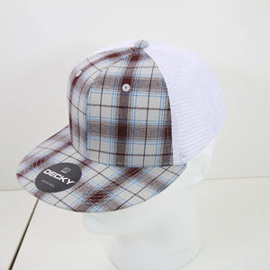 Decky Headwear 6015 in Plaid Patterns, Set 2 (Embroidered with Your Logo)
