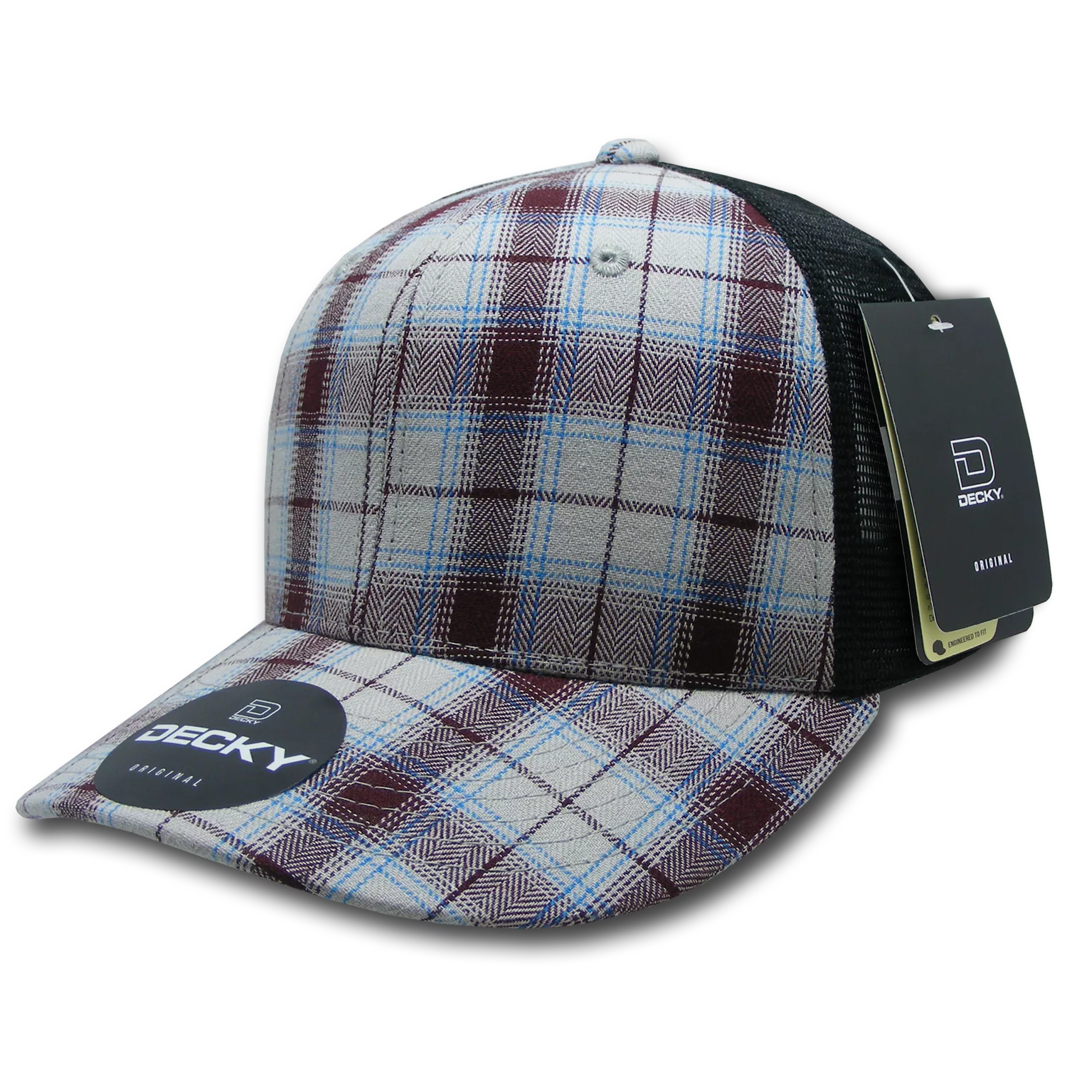 Decky Headwear 6018 in Plaid Patterns (Embroidered with Your Logo)