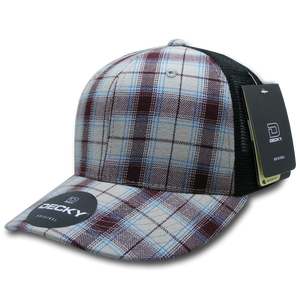 Decky Headwear 6018 in Plaid Patterns (Embroidered with Your Logo)