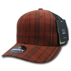 Decky Headwear 6018 in Plaid Patterns (Embroidered with Your Logo)