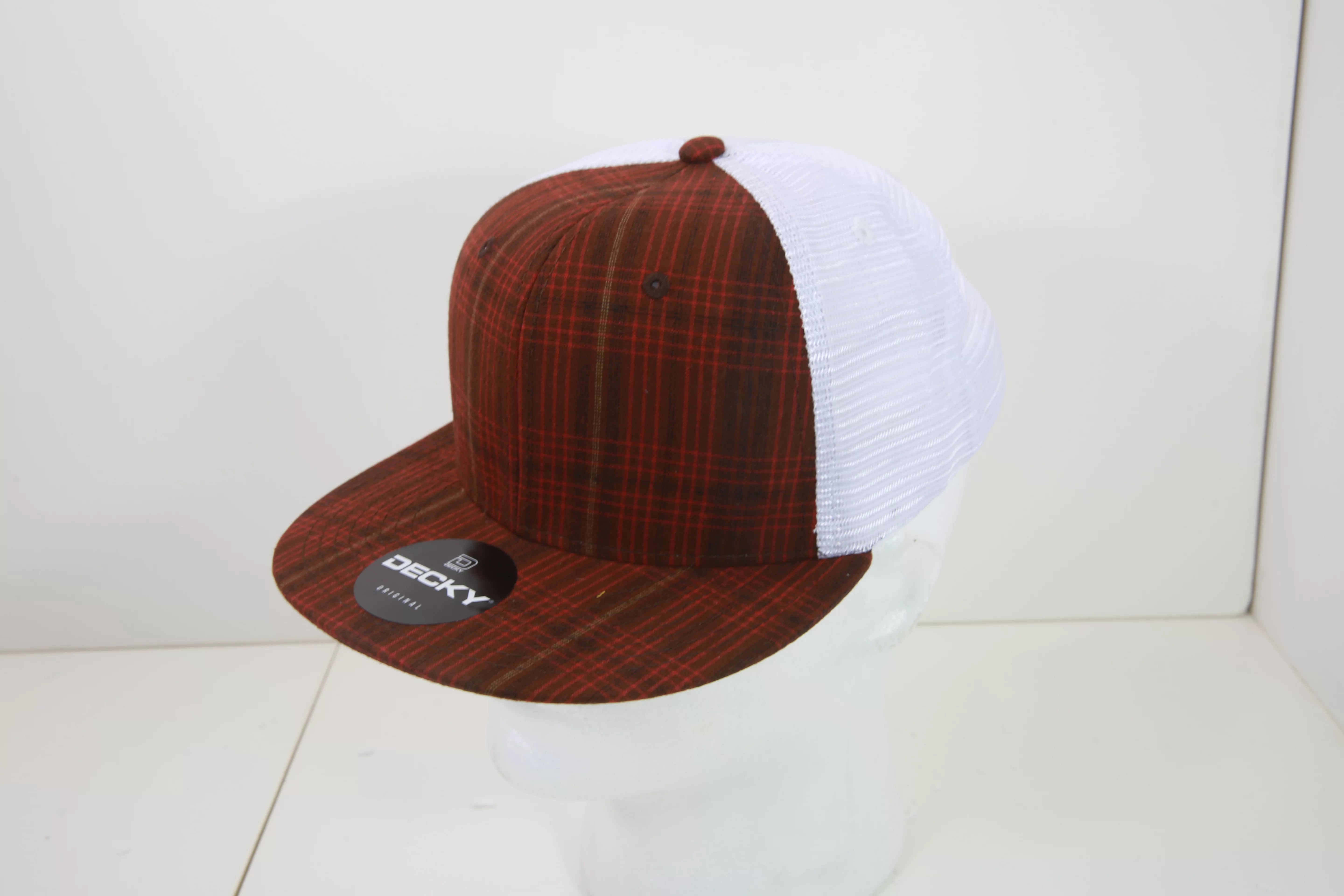 Decky Headwear 6015 in Plaid Patterns, Set 2 (Embroidered with Your Logo)