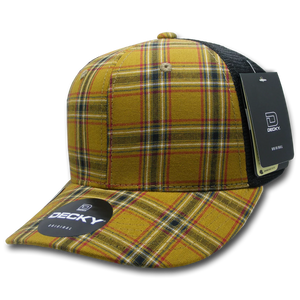 Decky Headwear 6018 in Plaid Patterns (Embroidered with Your Logo)
