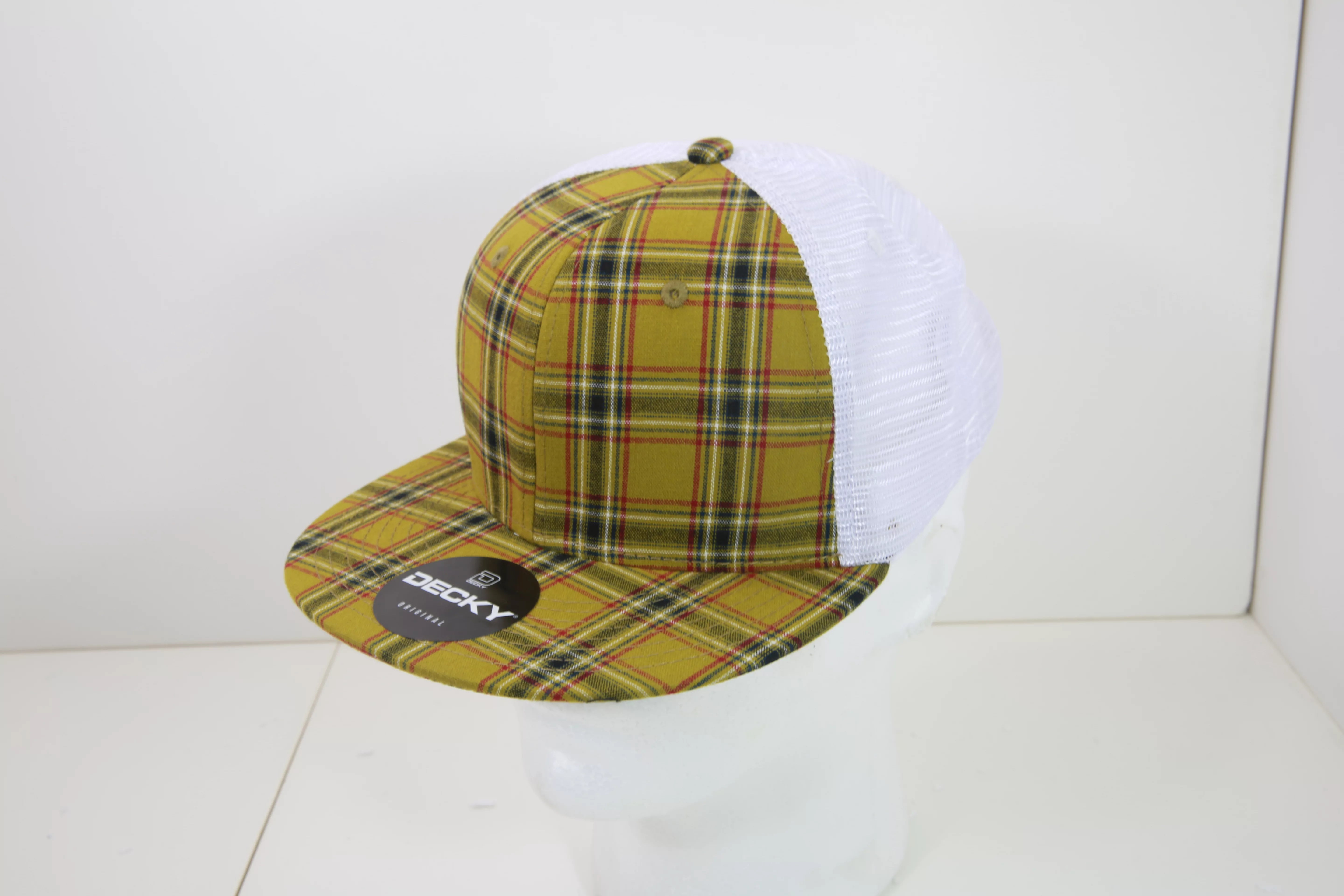 Decky Headwear 6015 in Plaid Patterns, Set 2 (Embroidered with Your Logo)