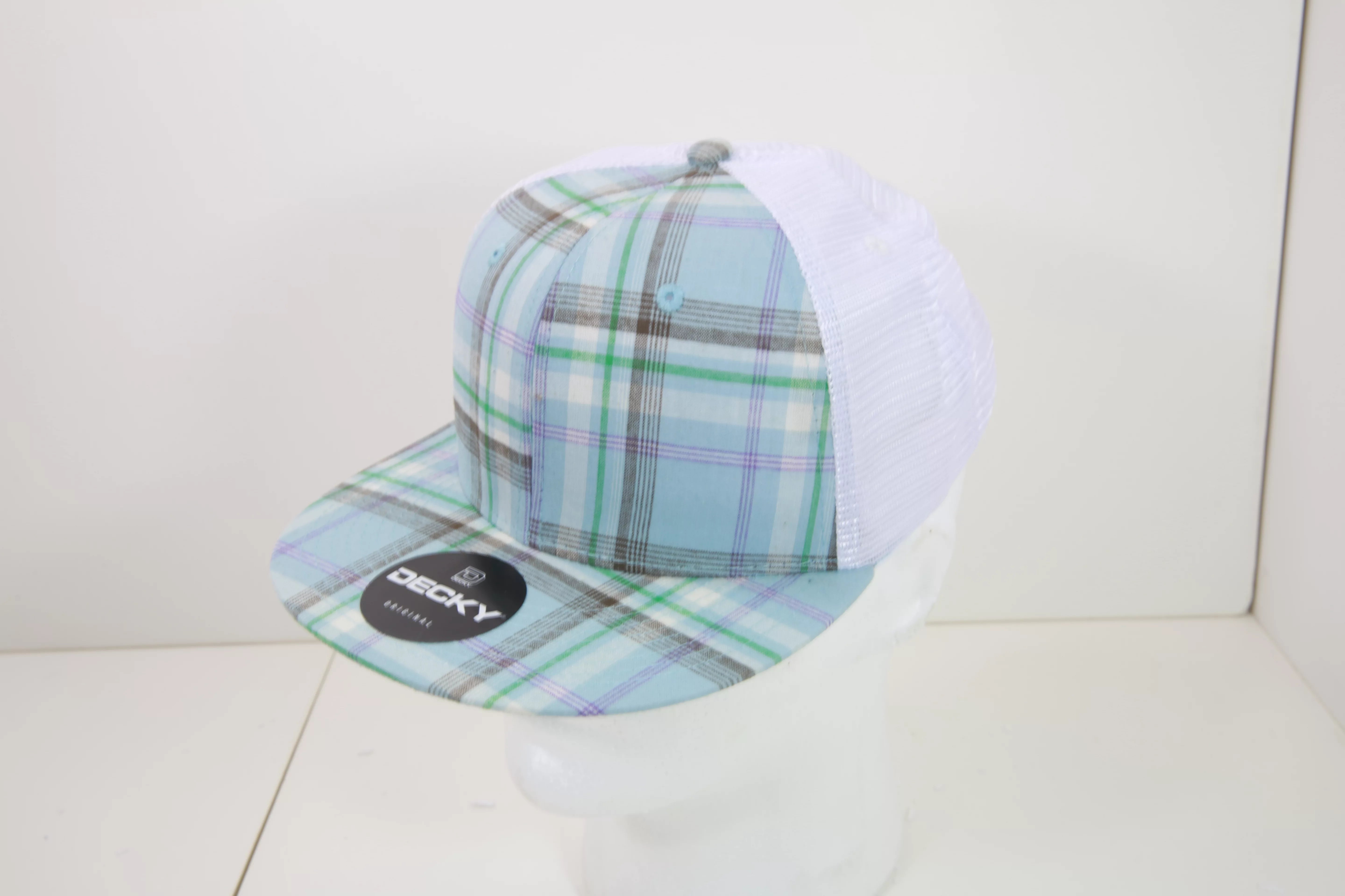 Decky Headwear 6015 in Plaid Patterns, Set 2 (Embroidered with Your Logo)