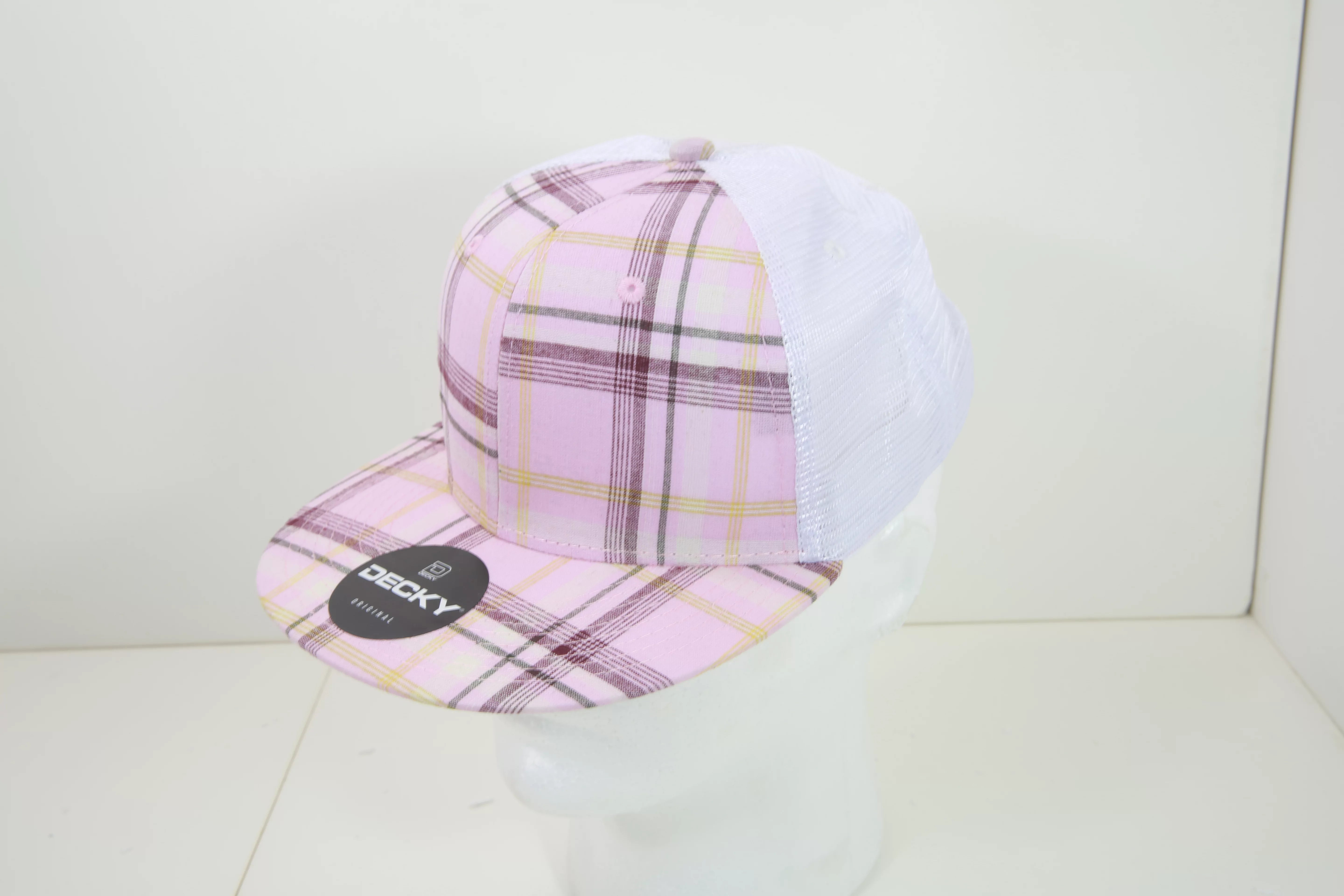 Decky Headwear 6015 in Plaid Patterns, Set 2 (Embroidered with Your Logo)