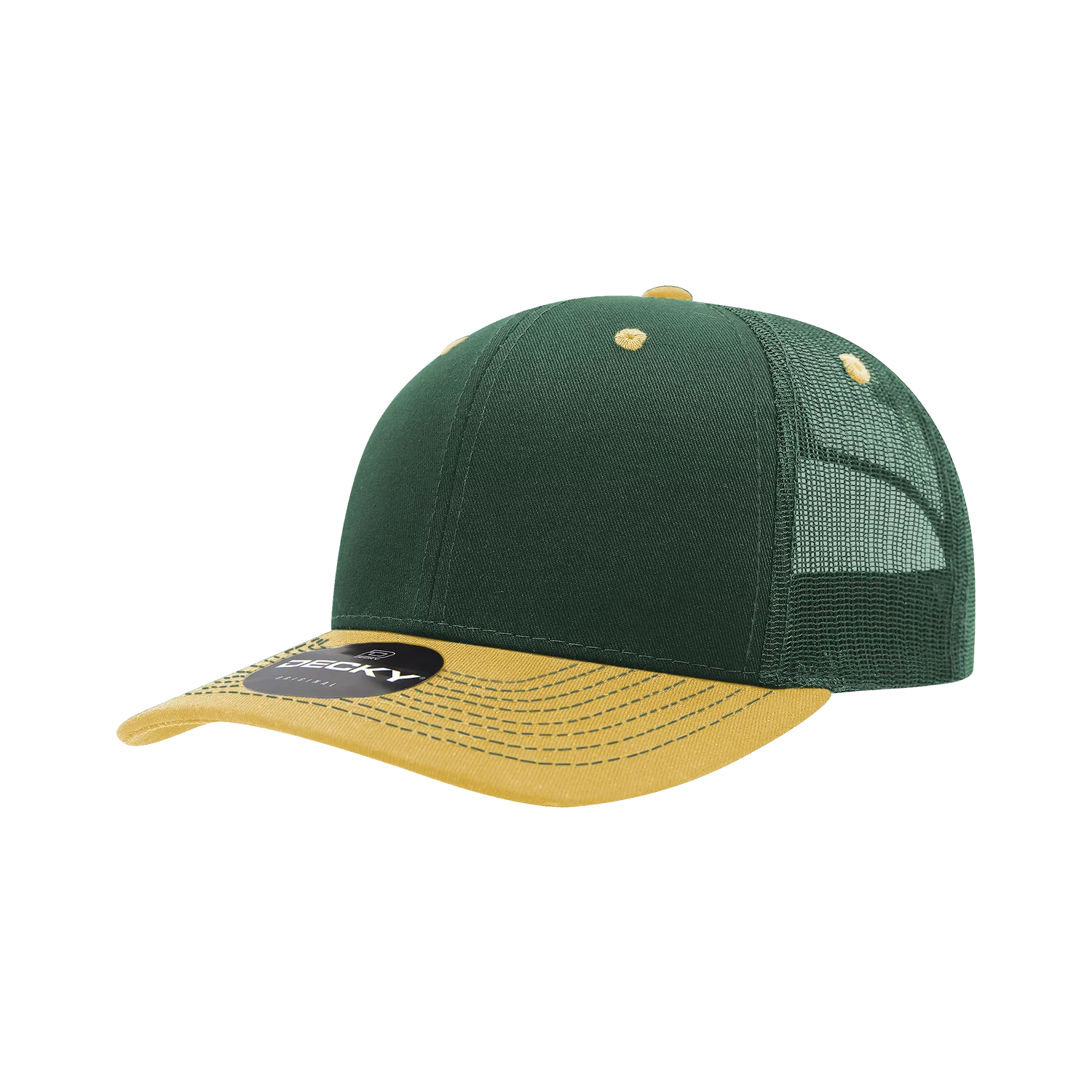 Decky Headwear 6031 in Dual-Colors (Embroidered with Your Logo)