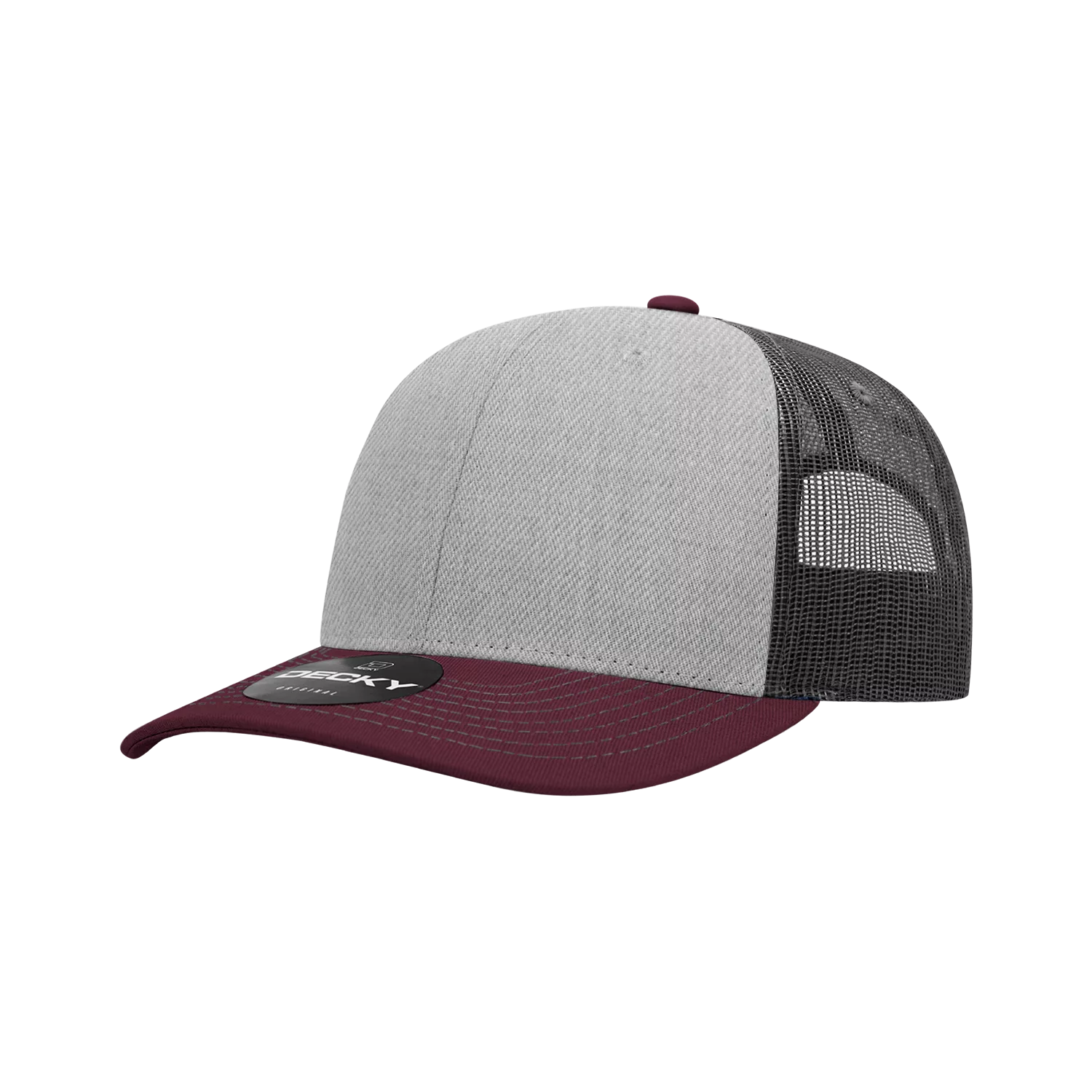 Decky Headwear 6031 in Tri-Colors (Embroidered with Your Logo)