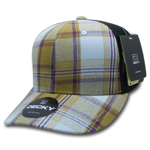 Decky Headwear 6018 in Plaid Patterns (Embroidered with Your Logo)