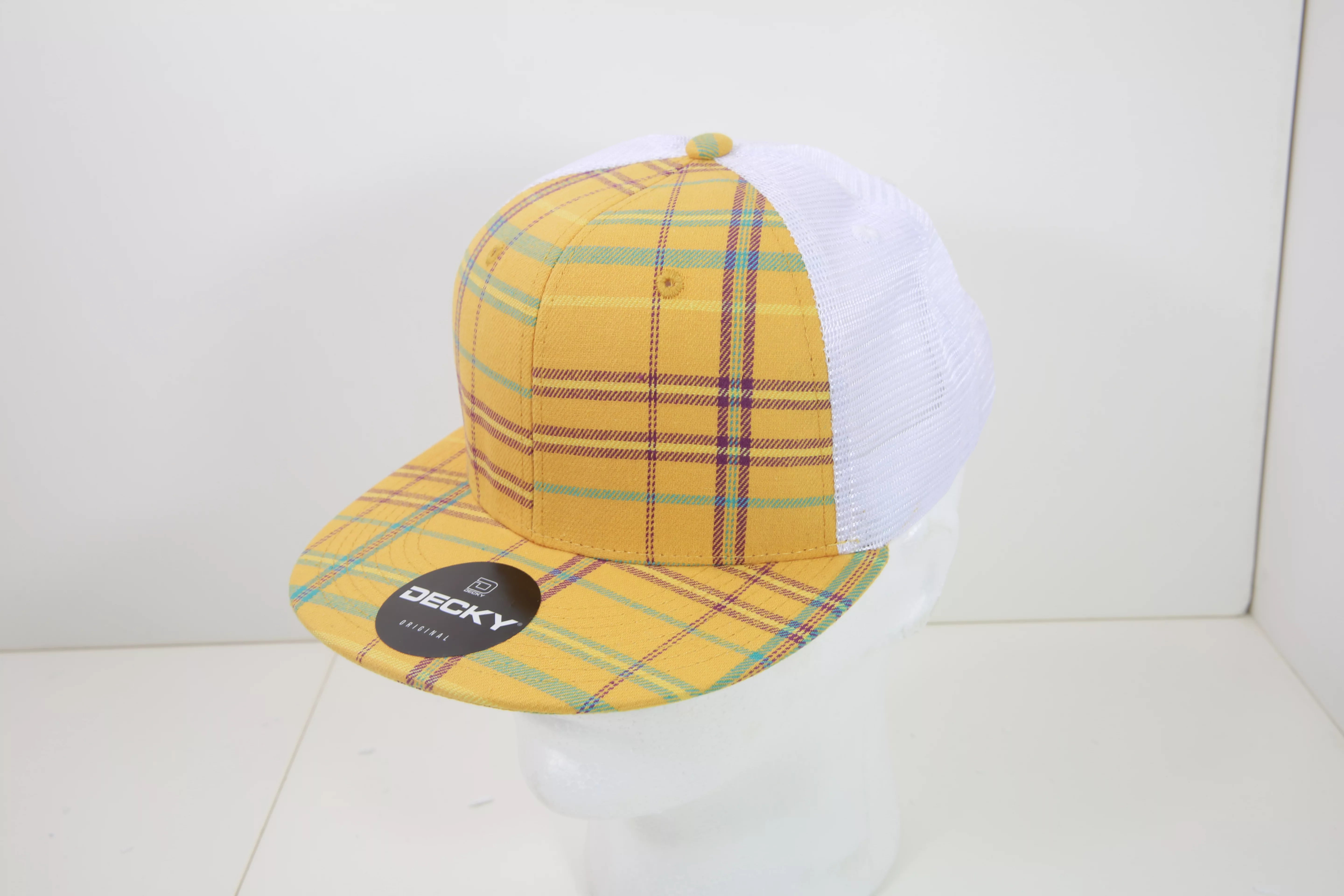 Decky Headwear 6015 in Plaid Patterns, Set 2 (Embroidered with Your Logo)