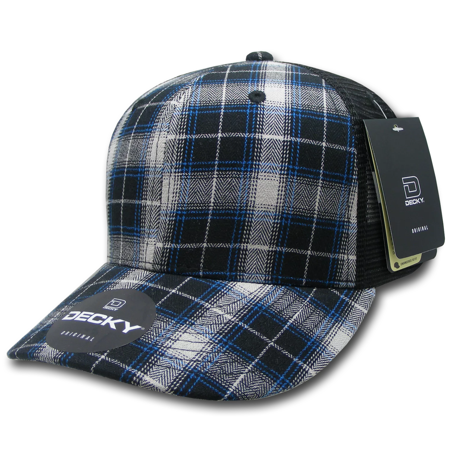 Decky Headwear 6018 in Plaid Patterns (Embroidered with Your Logo)