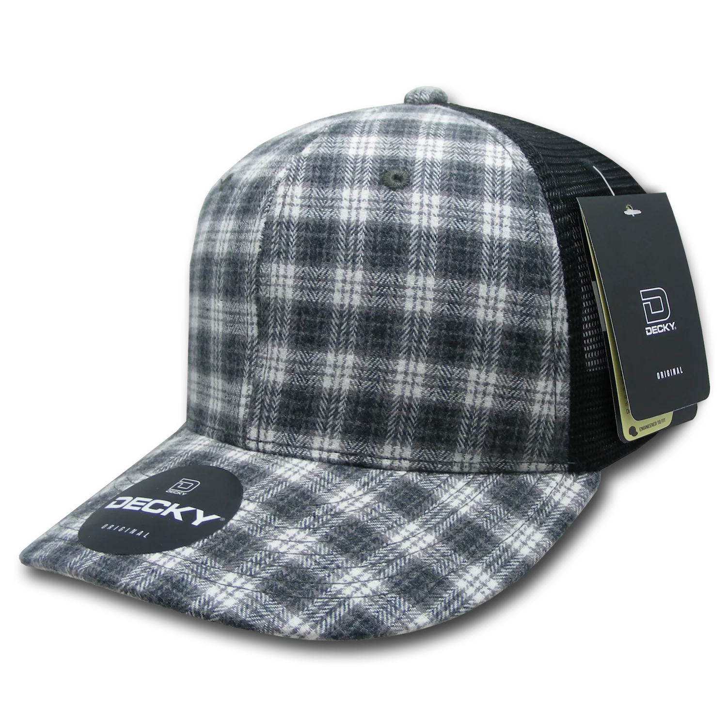 Decky Headwear 6018 in Plaid Patterns (Embroidered with Your Logo)