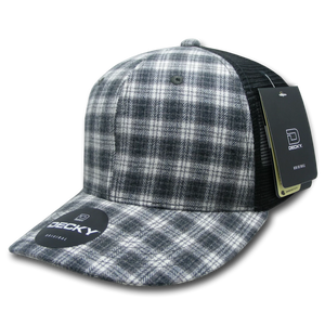 Decky Headwear 6018 in Plaid Patterns (Embroidered with Your Logo)