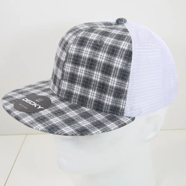 Decky Headwear 6015 in Plaid Patterns, Set 2 (Embroidered with Your Logo)