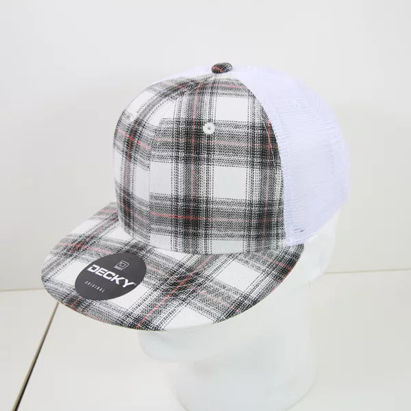 Decky Headwear 6015 in Plaid Patterns, Set 2 (Embroidered with Your Logo)