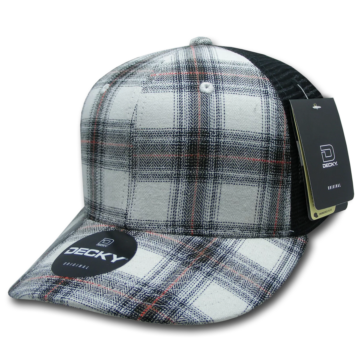 Decky Headwear 6018 in Plaid Patterns (Embroidered with Your Logo)