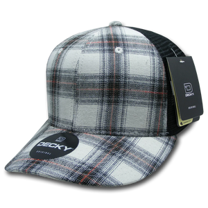 Decky Headwear 6018 in Plaid Patterns (Embroidered with Your Logo)