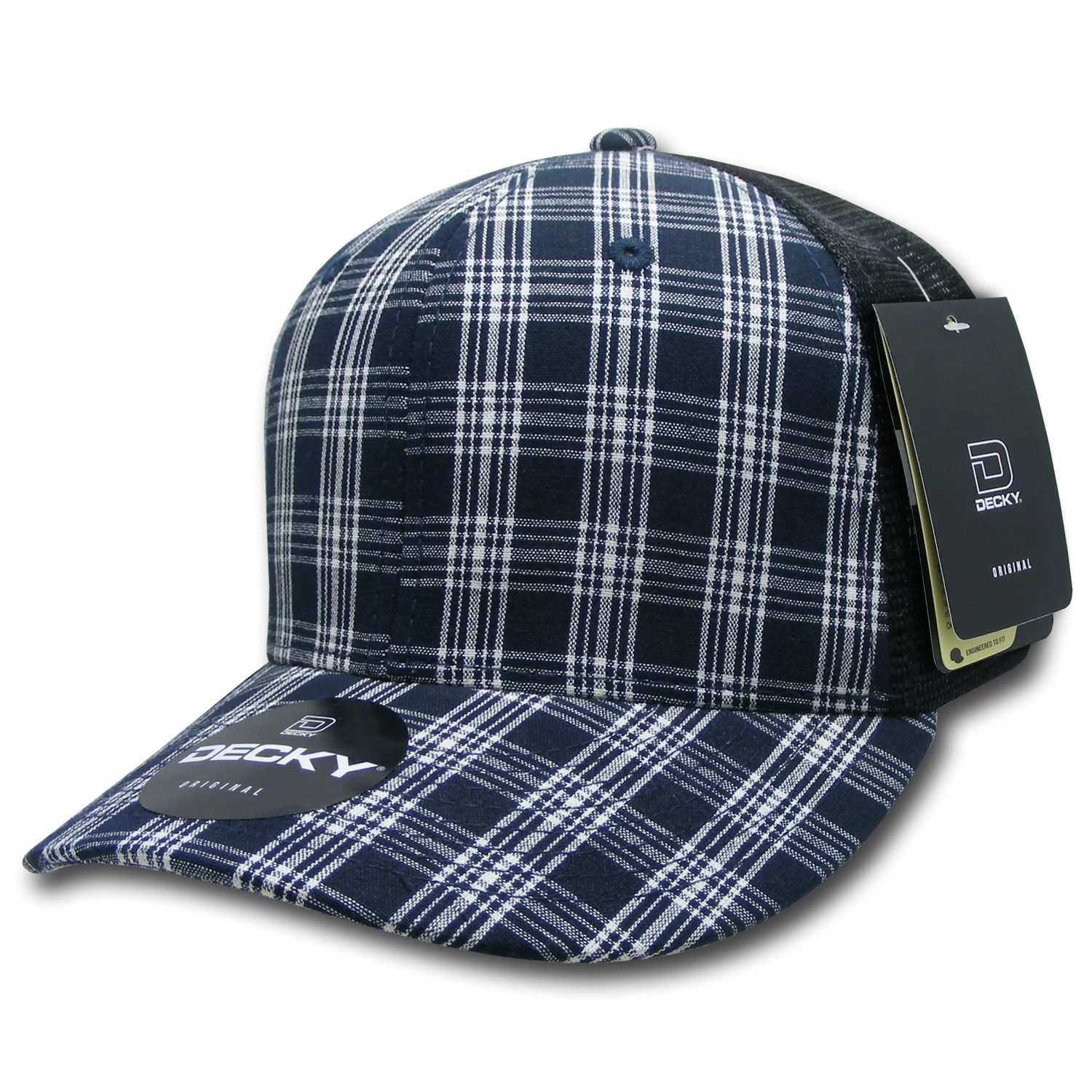 Decky Headwear 6018 in Plaid Patterns (Embroidered with Your Logo)