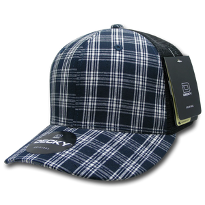 Decky Headwear 6018 in Plaid Patterns (Embroidered with Your Logo)