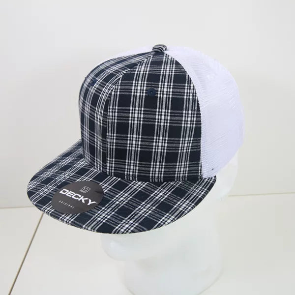Decky Headwear 6015 in Plaid Patterns, Set 2 (Embroidered with Your Logo)
