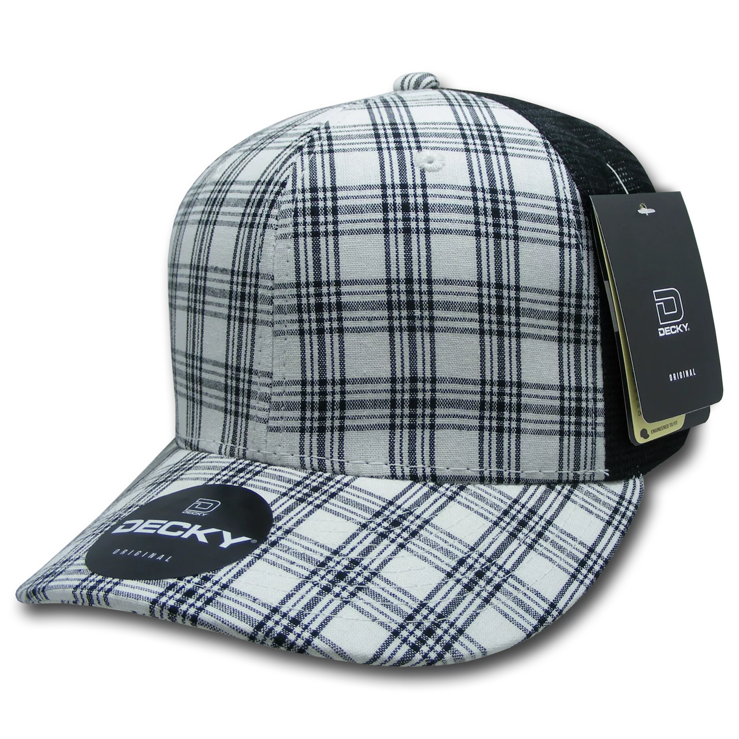 Decky Headwear 6018 in Plaid Patterns (Embroidered with Your Logo)