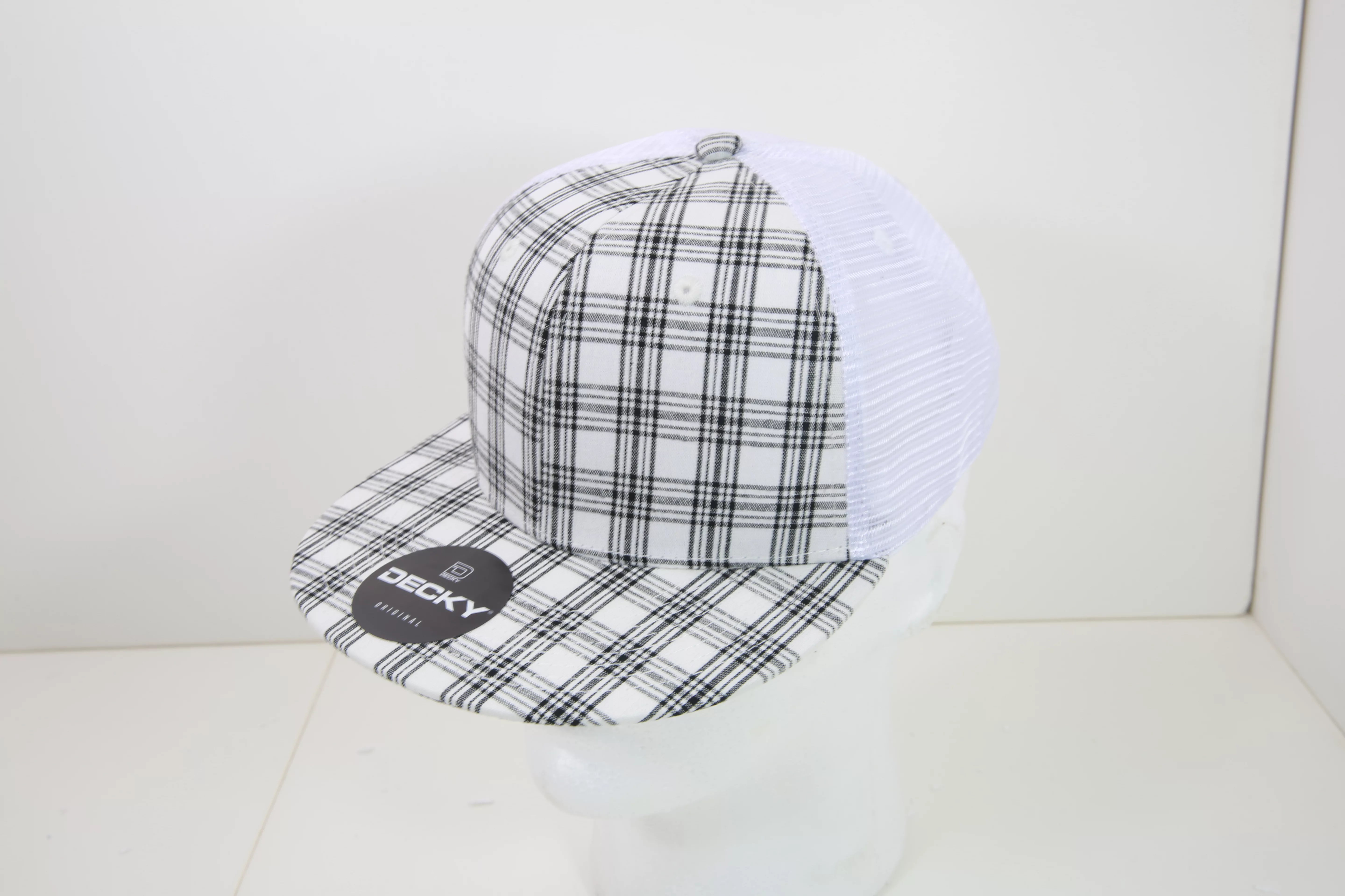 Decky Headwear 6015 in Plaid Patterns, Set 2 (Embroidered with Your Logo)