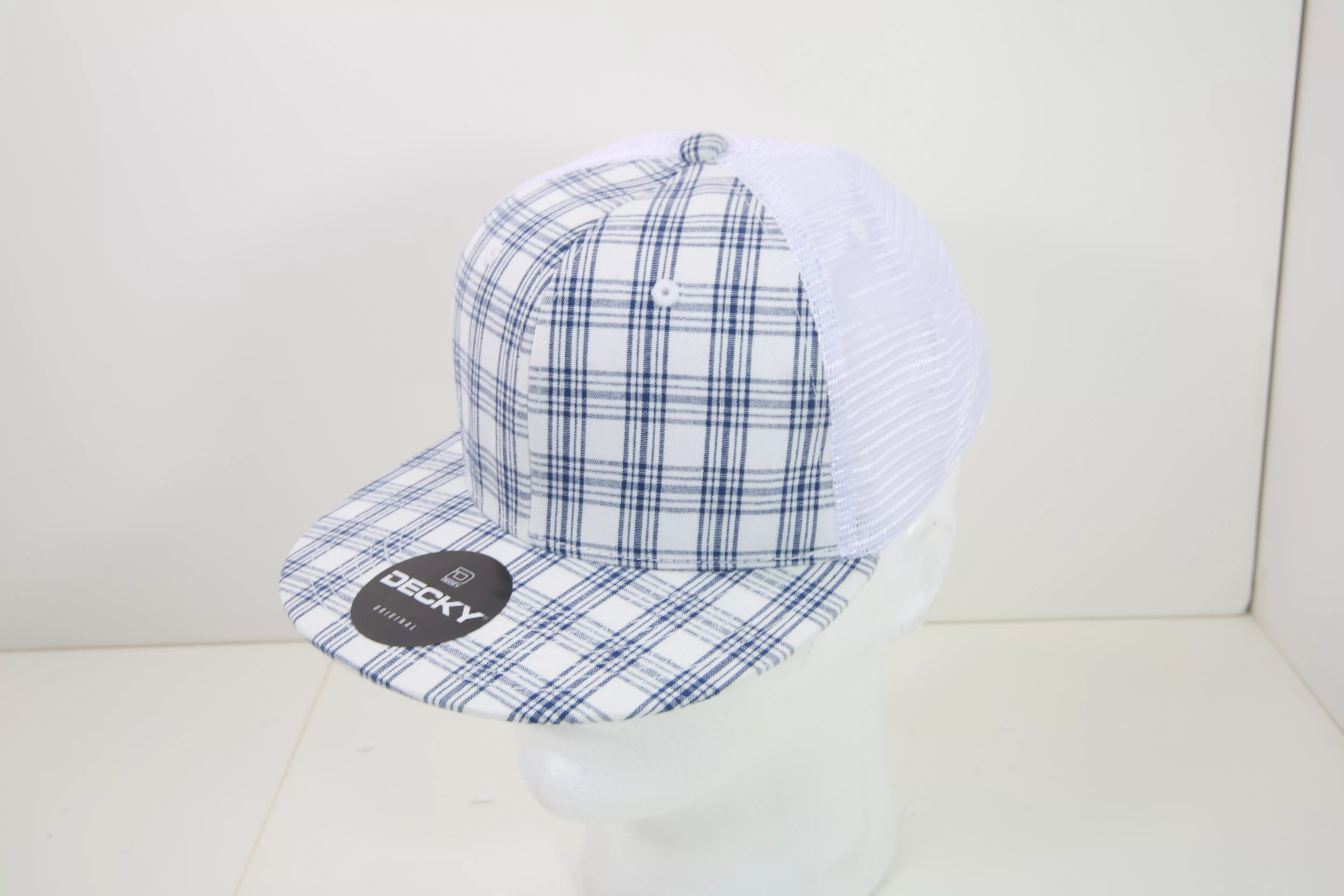 Decky Headwear 6015 in Plaid Patterns, Set 2 (Embroidered with Your Logo)