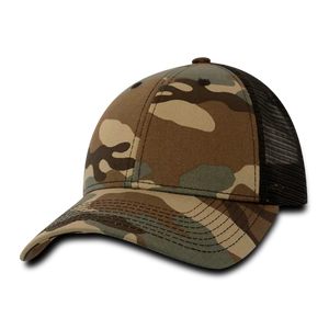 Decky Headwear 218 in Camouflage and Tri-Colors