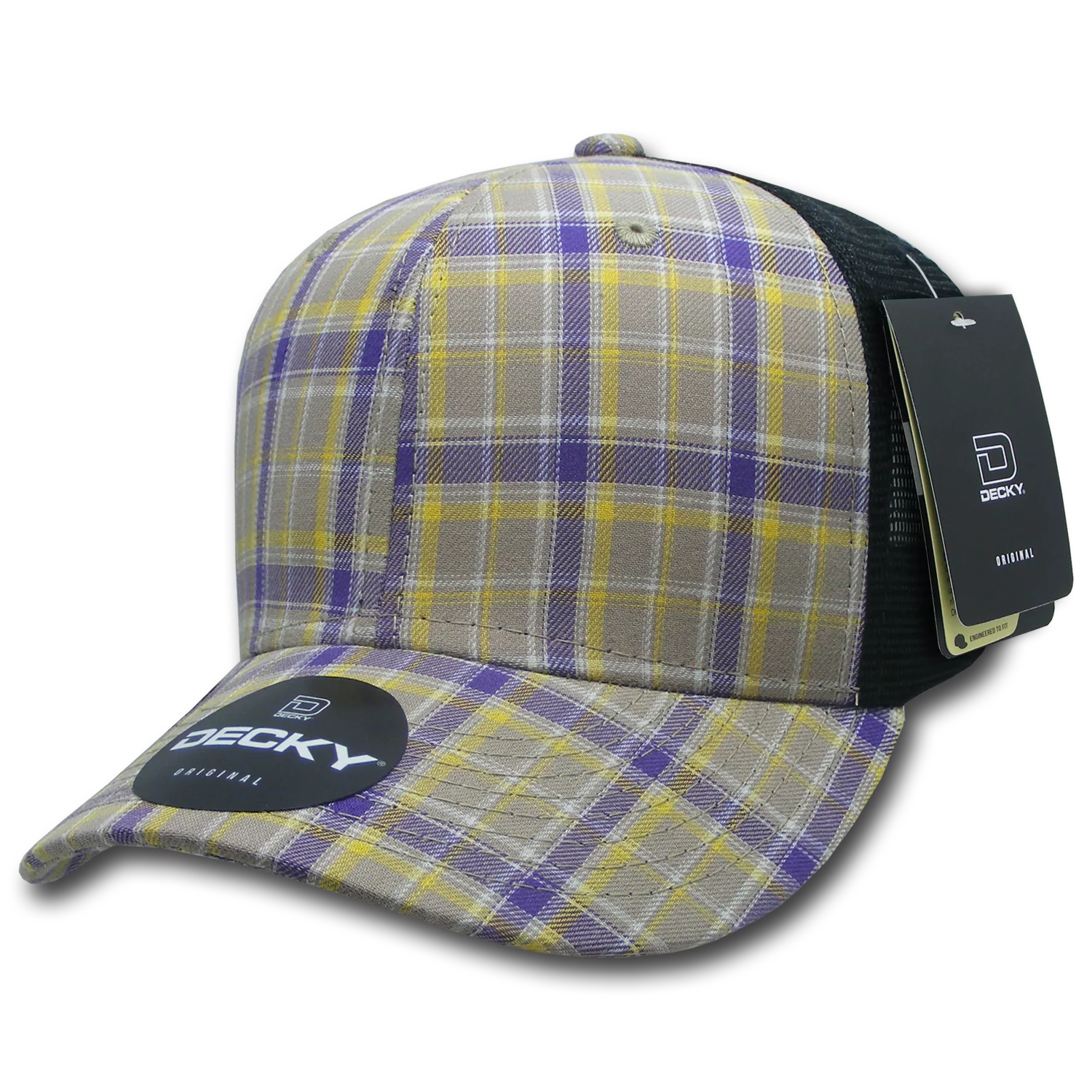 Decky Headwear 6018 in Plaid Patterns (Embroidered with Your Logo)