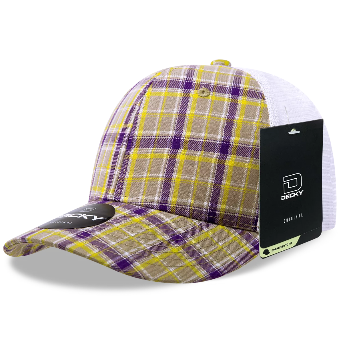 Decky Headwear 6017 in Plaid Patterns, Set 1