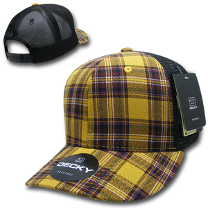 Decky Headwear 6018 in Plaid Patterns (Embroidered with Your Logo)