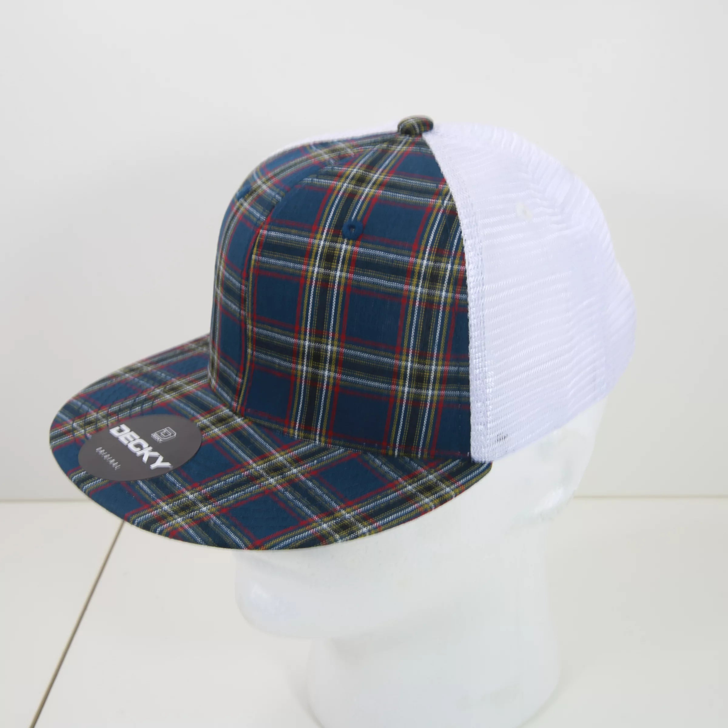 Decky Headwear 6015 in Plaid Patterns, Set 2 (Embroidered with Your Logo)
