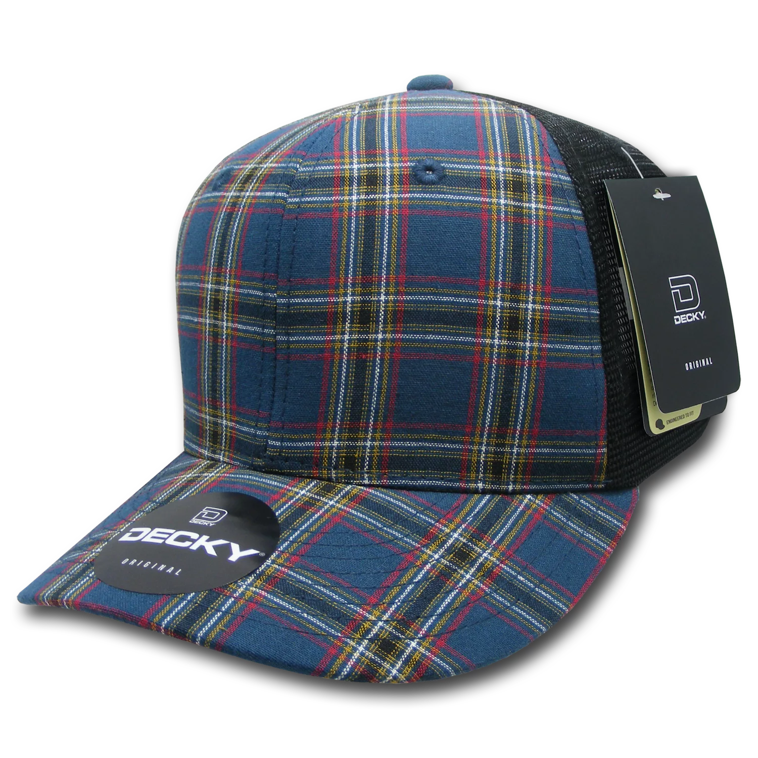 Decky Headwear 6018 in Plaid Patterns (Embroidered with Your Logo)