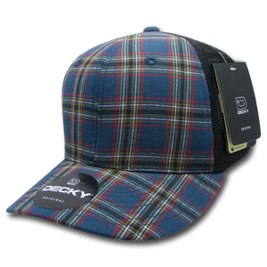Decky Headwear 6018 in Plaid Patterns (Embroidered with Your Logo)