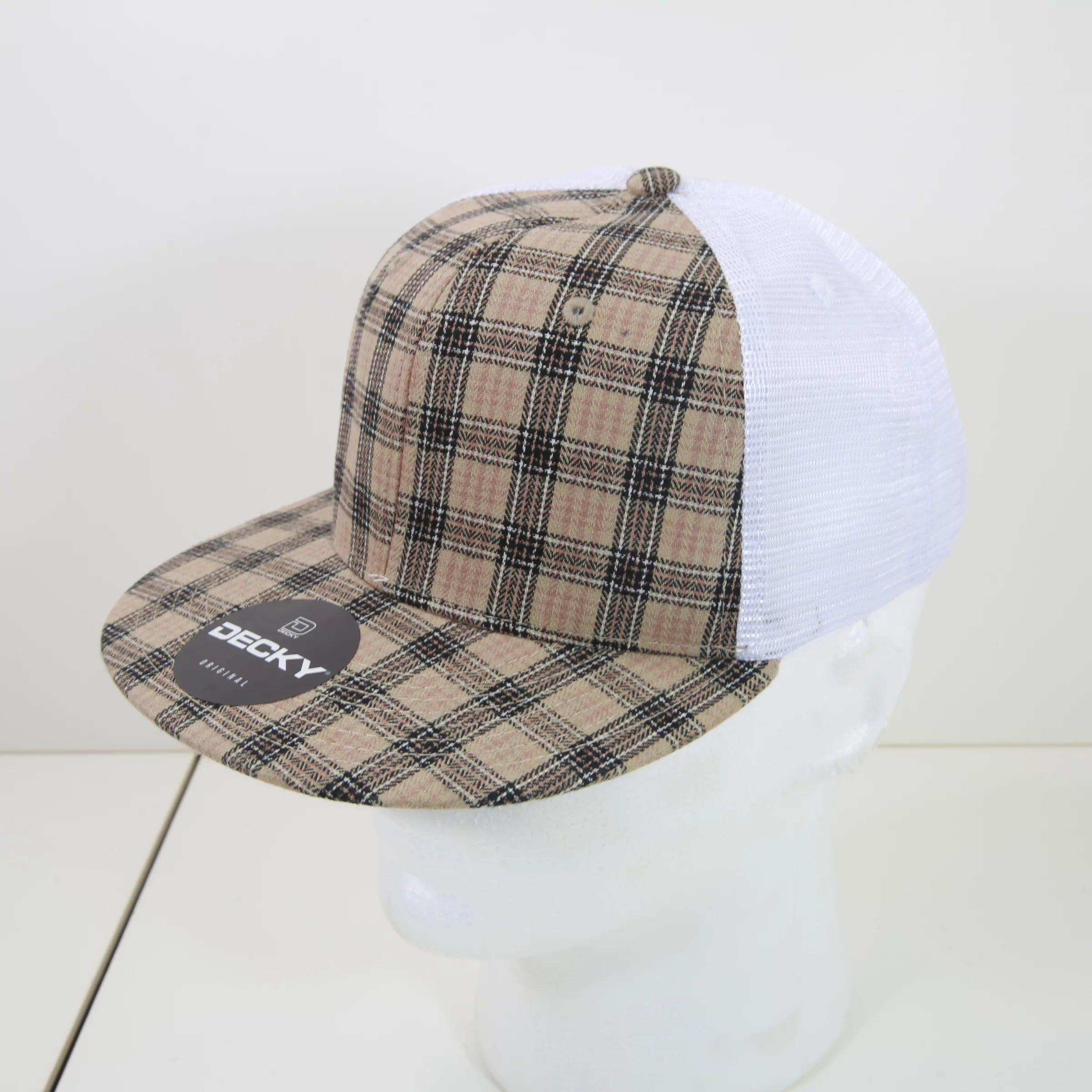 Decky Headwear 6015 in Plaid Patterns, Set 2 (Embroidered with Your Logo)