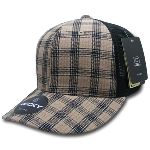 Decky Headwear 6018 in Plaid Patterns (Embroidered with Your Logo)