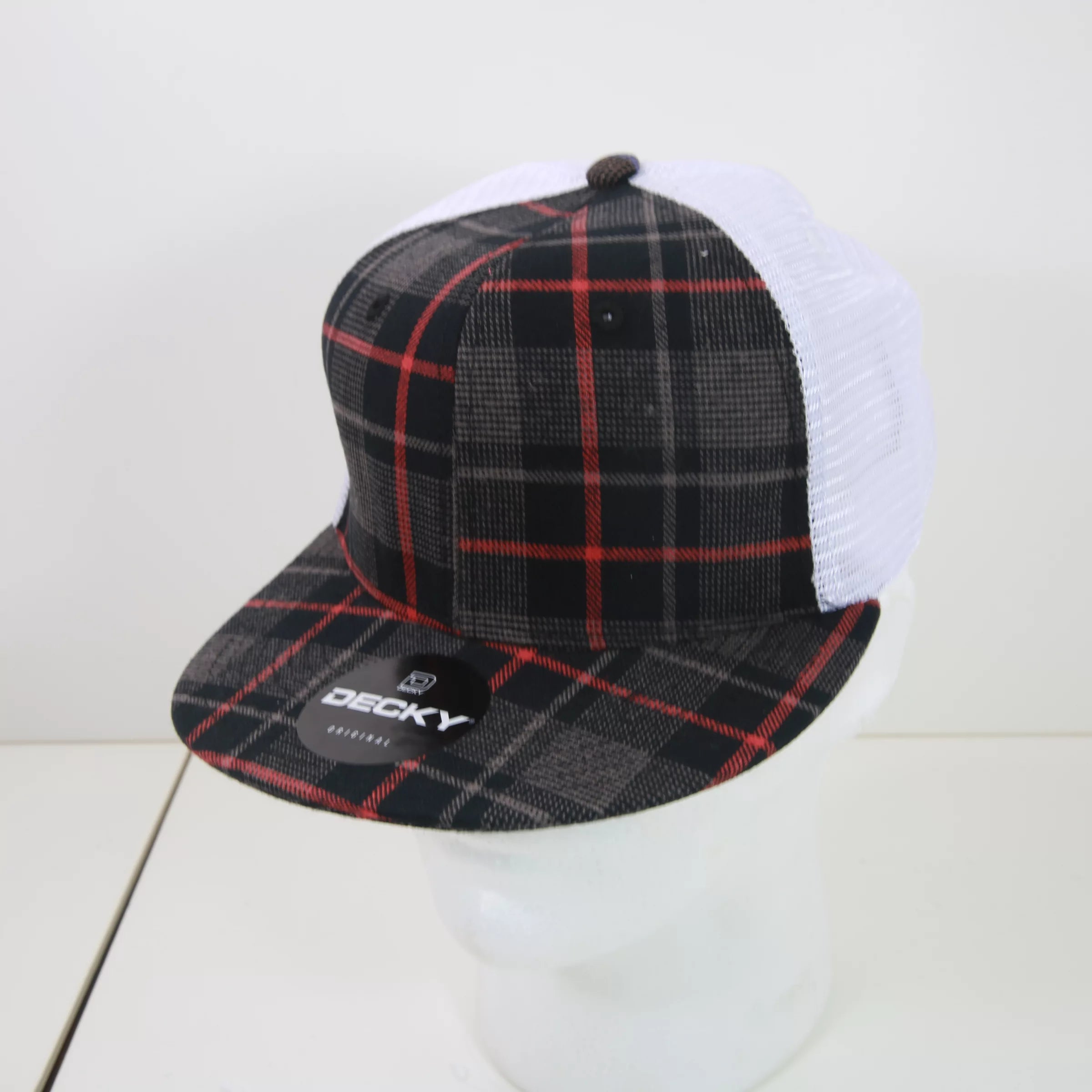 Decky Headwear 6015 in Plaid Patterns, Set 2 (Embroidered with Your Logo)