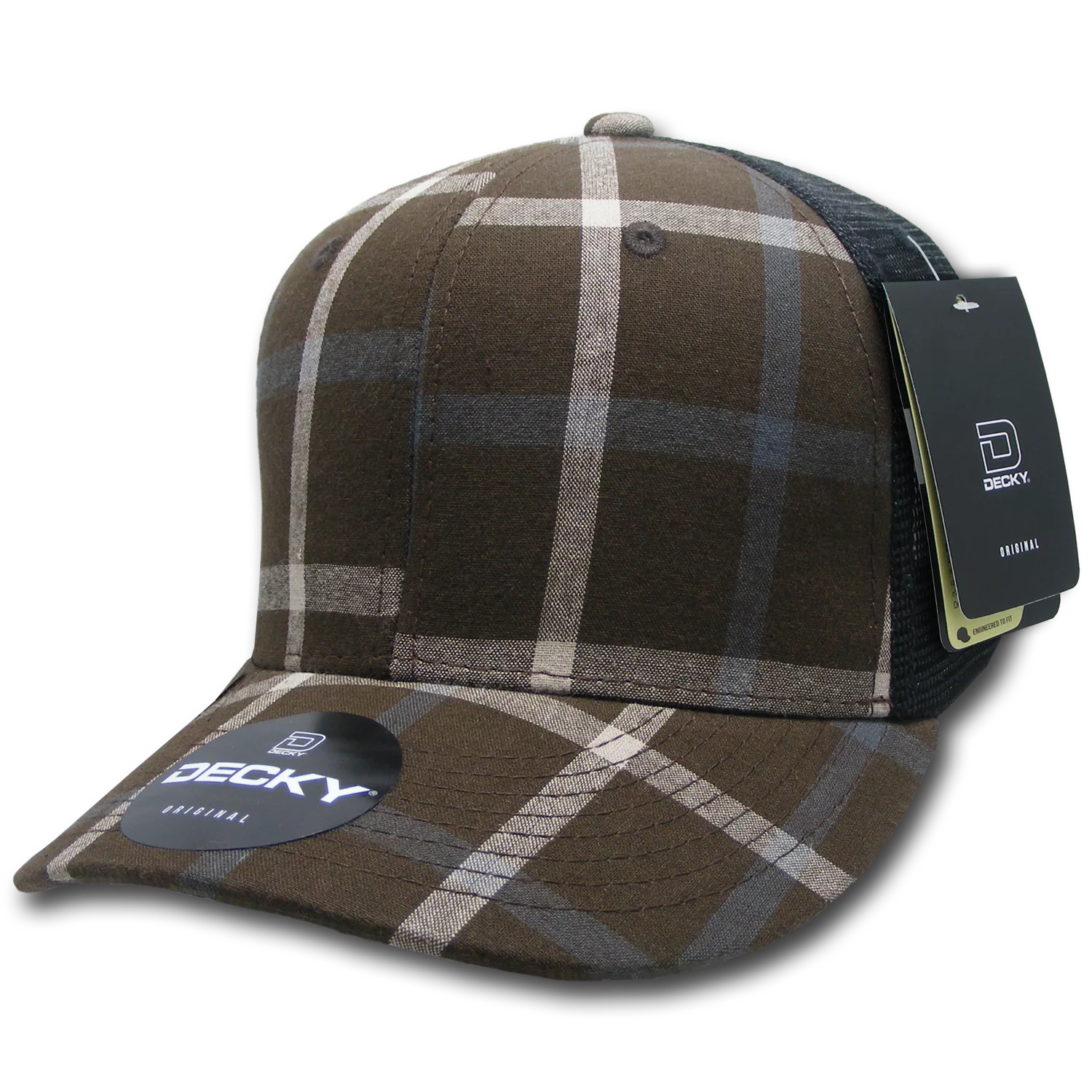 Decky Headwear 6018 in Plaid Patterns (Embroidered with Your Logo)