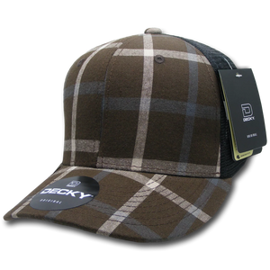 Decky Headwear 6018 in Plaid Patterns (Embroidered with Your Logo)