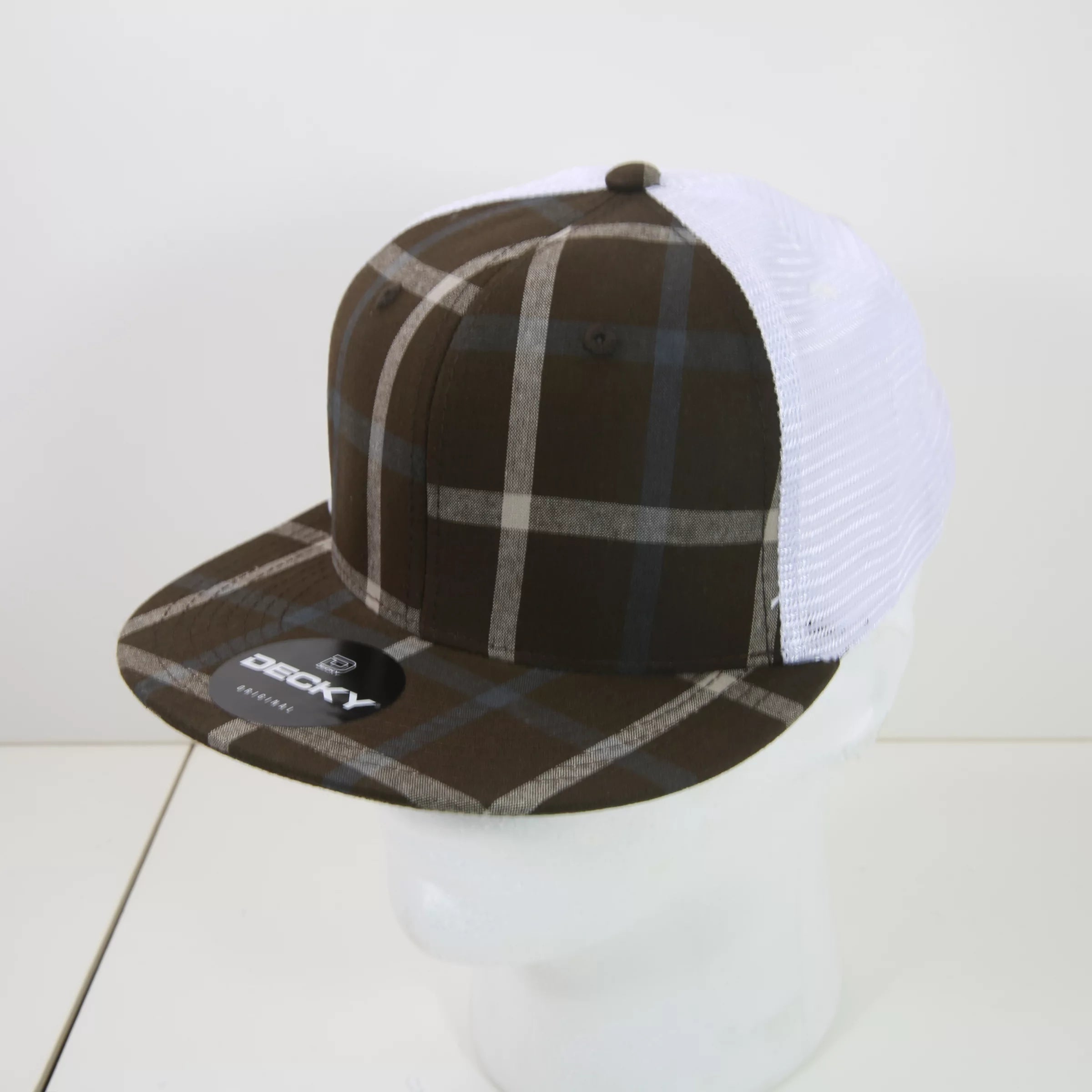 Decky Headwear 6015 in Plaid Patterns, Set 2 (Embroidered with Your Logo)