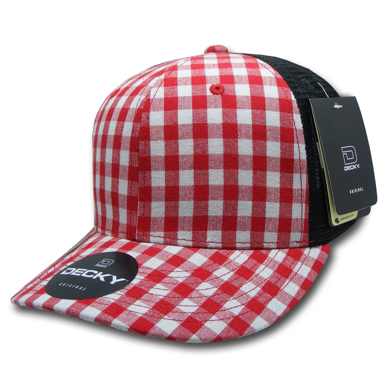 Decky Headwear 6018 in Plaid Patterns (Embroidered with Your Logo)