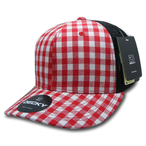 Decky Headwear 6018 in Plaid Patterns (Embroidered with Your Logo)